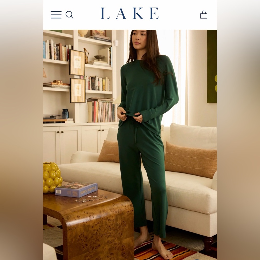 Lake Women's Green Pajama Set